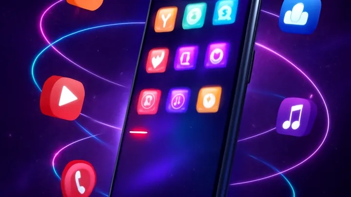 5444BDT COM - Sleek smartphone floating in space 5444BDT COM Sleek smartphone floating in space